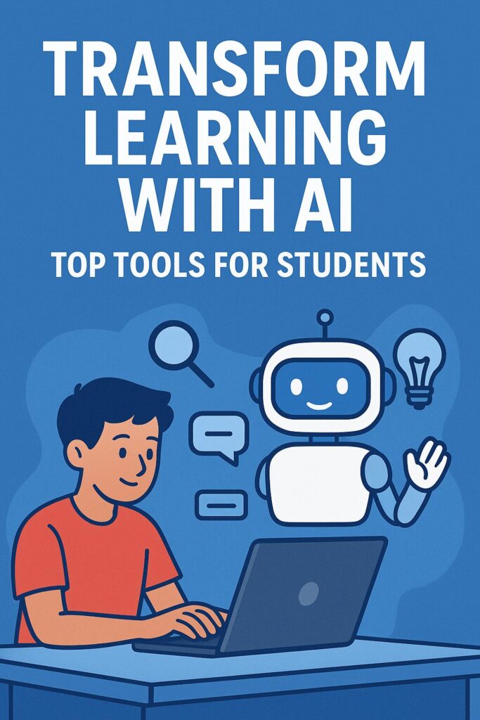 AI tools for learning in 2025, from personalized study to smart notes. Explore how AI is transforming education for students.